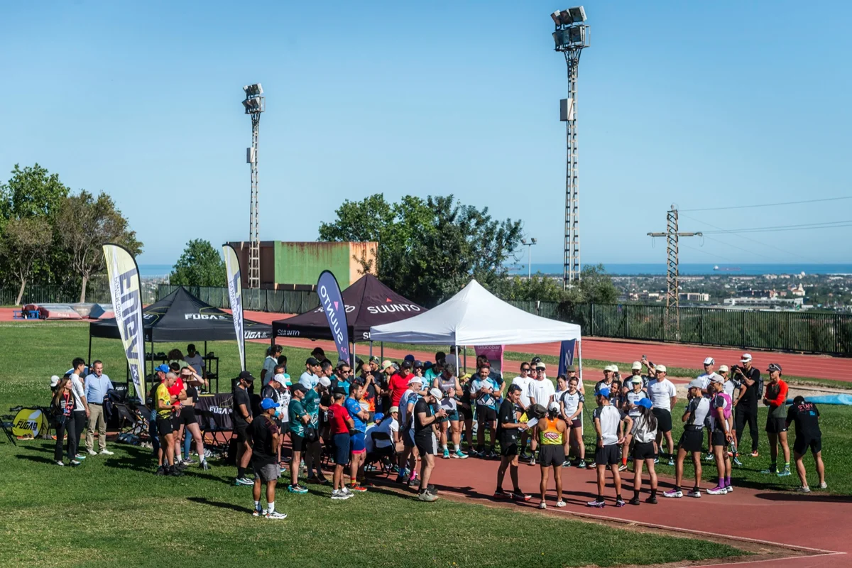 Participantes en la sesión de prueba de producto previa a FUGA Penyagolosa Trails